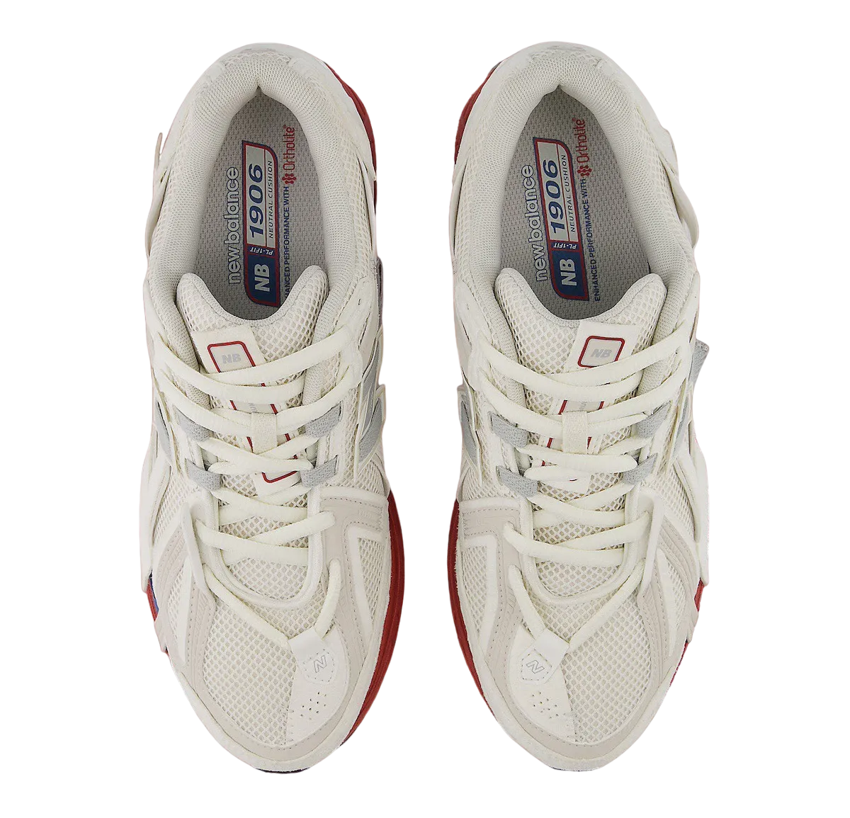 new balance 1906a white red 2