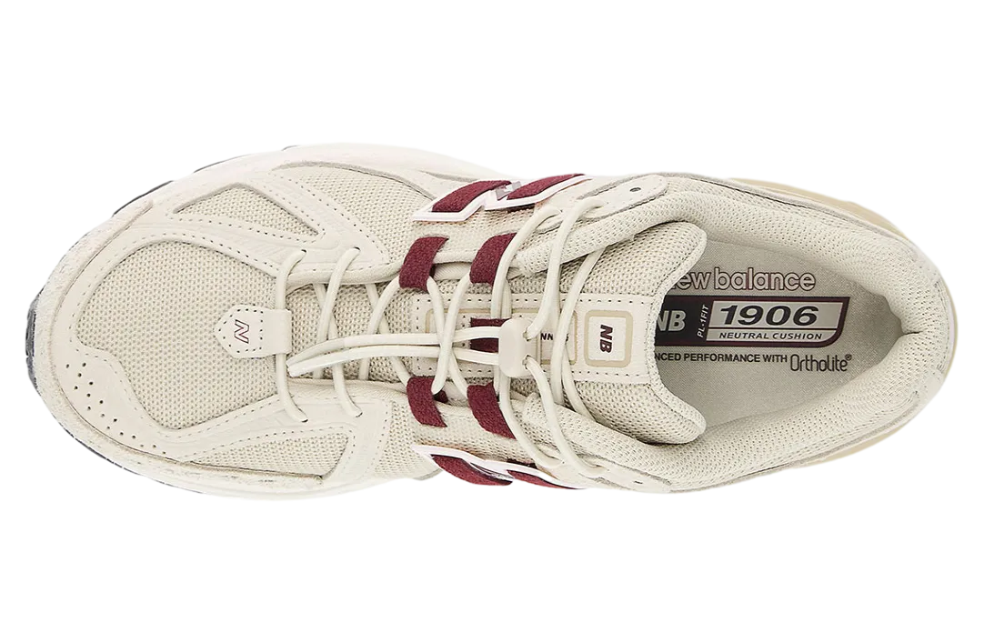 new balance 1906r beige maroon pink 3