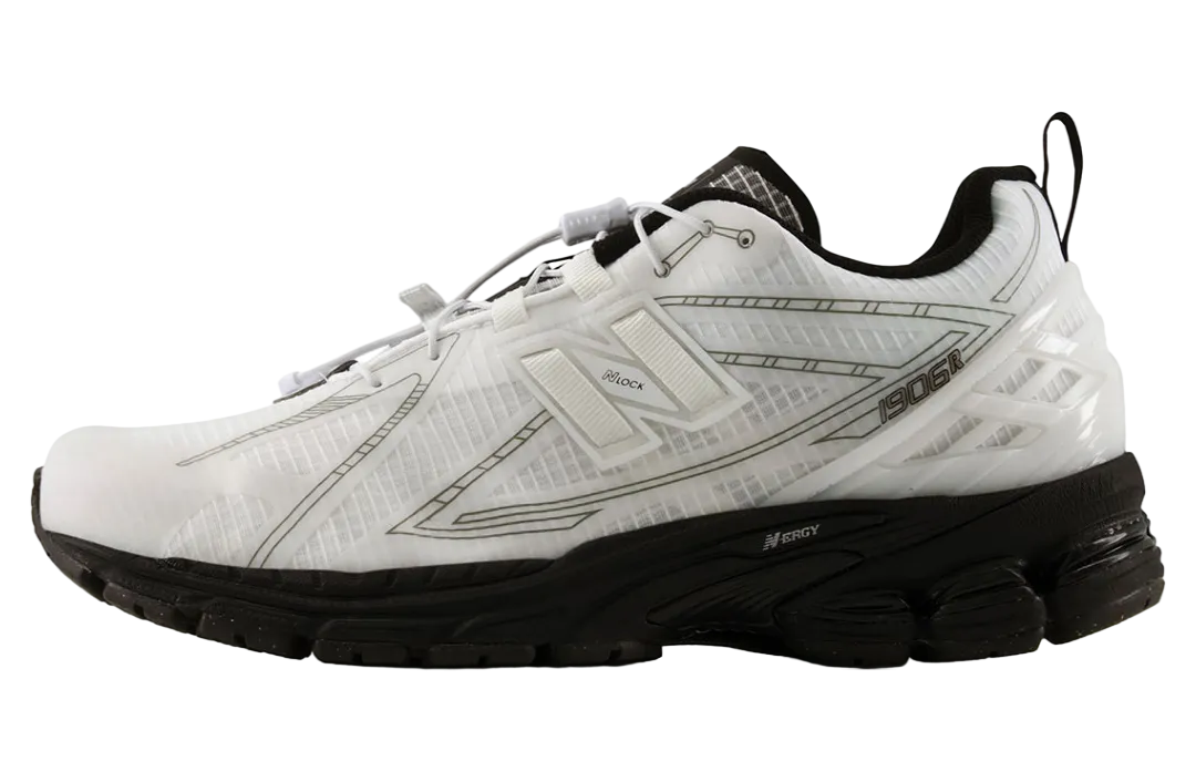 new balance 1906r white black 1
