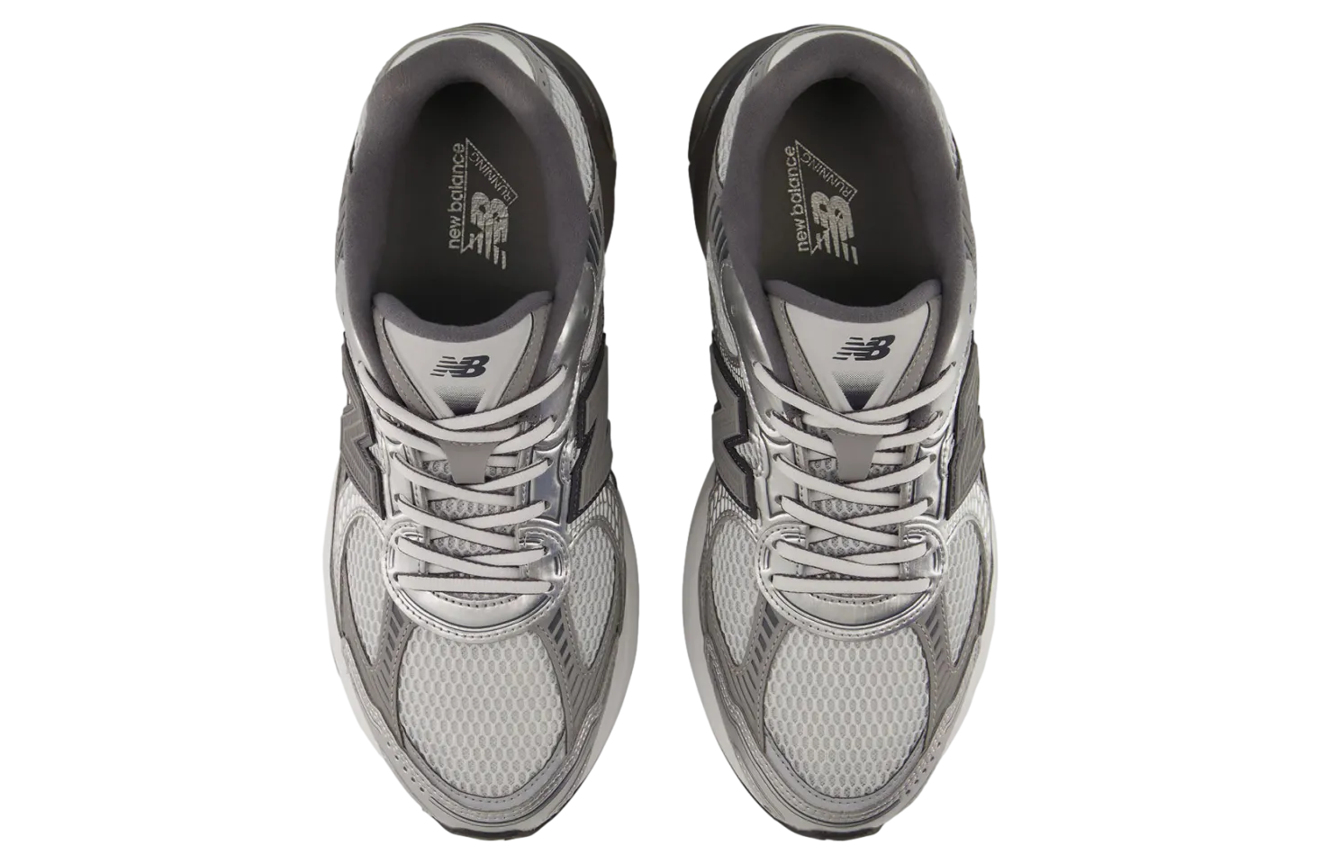 new balance 2010 metallic silver grey 1