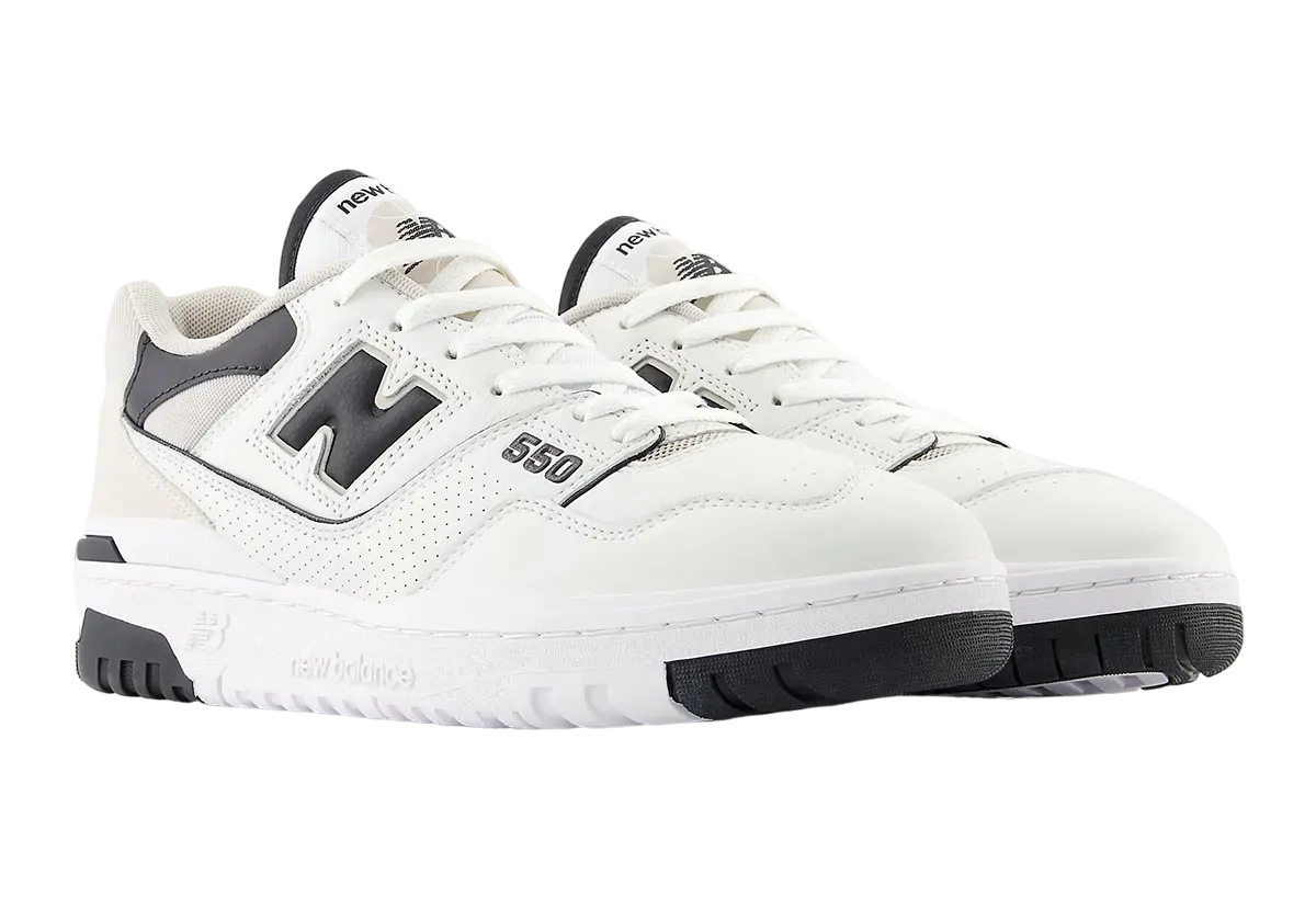 new balance 550 white black grey 0