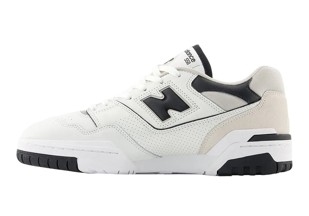 new balance 550 white black grey 1