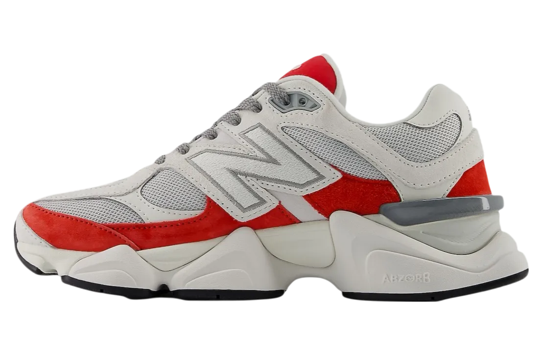 new balance 9060 white red 1