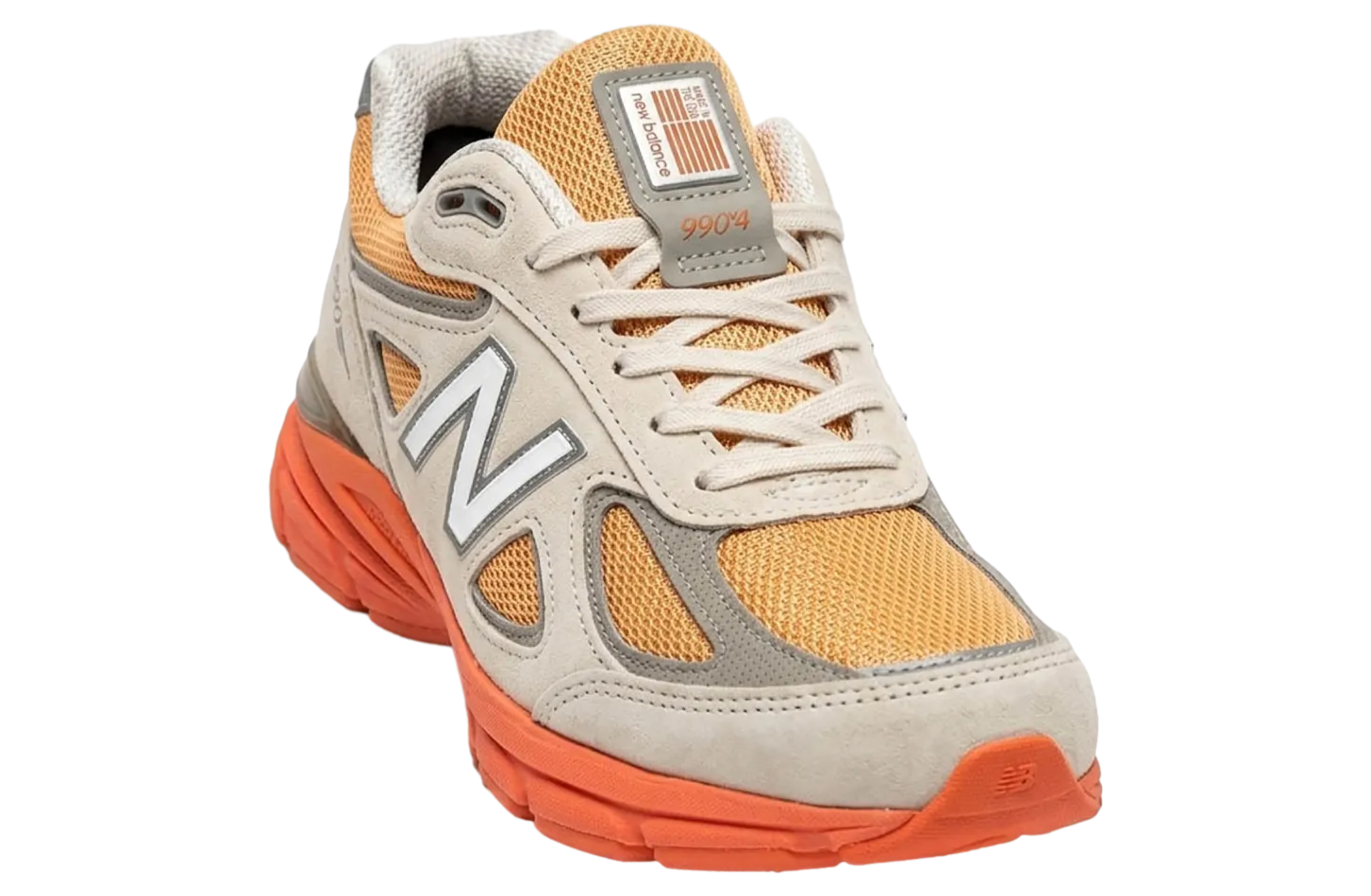 new balance 990v4 made in usa tangerine 1