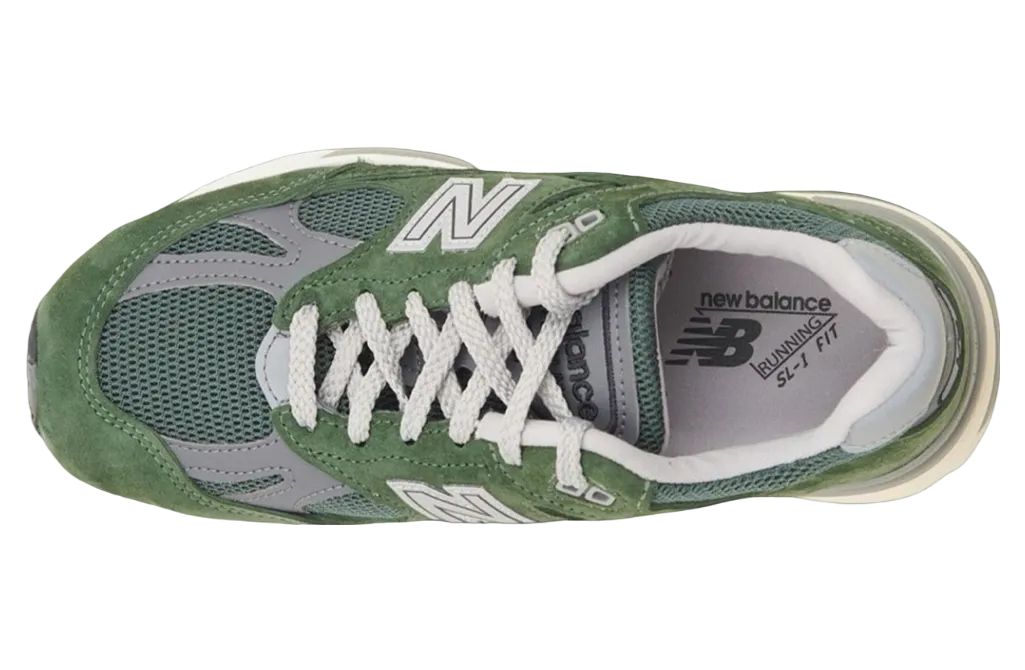 new balance 991v2 kombu green 1