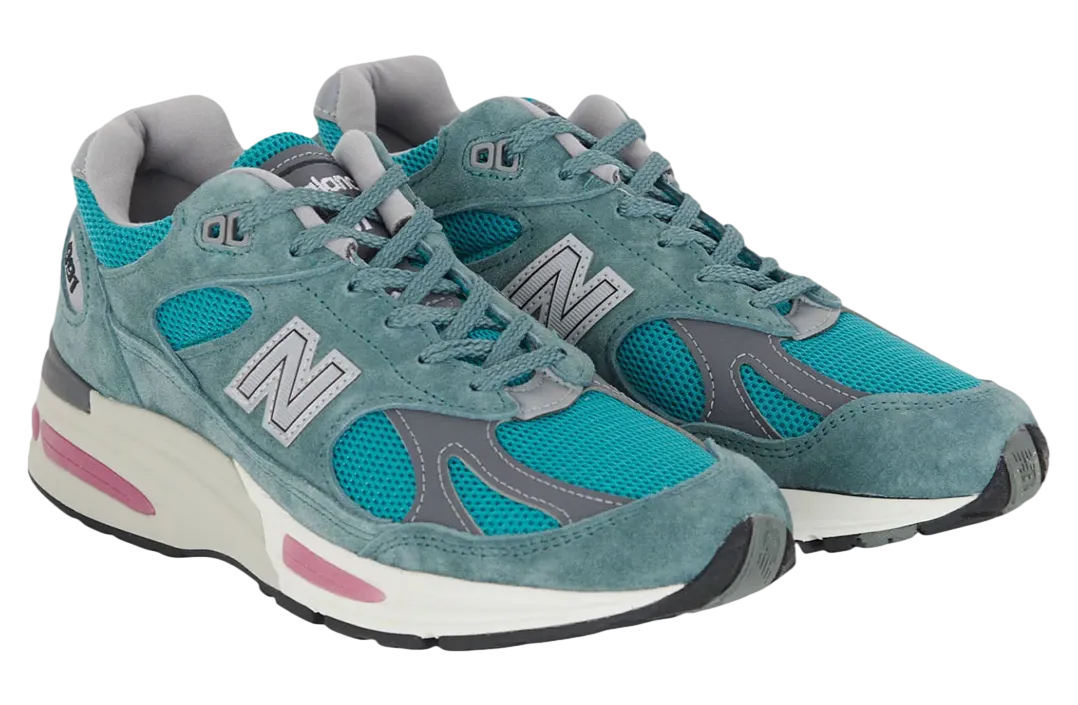 new balance 991v2 porcelain green 0