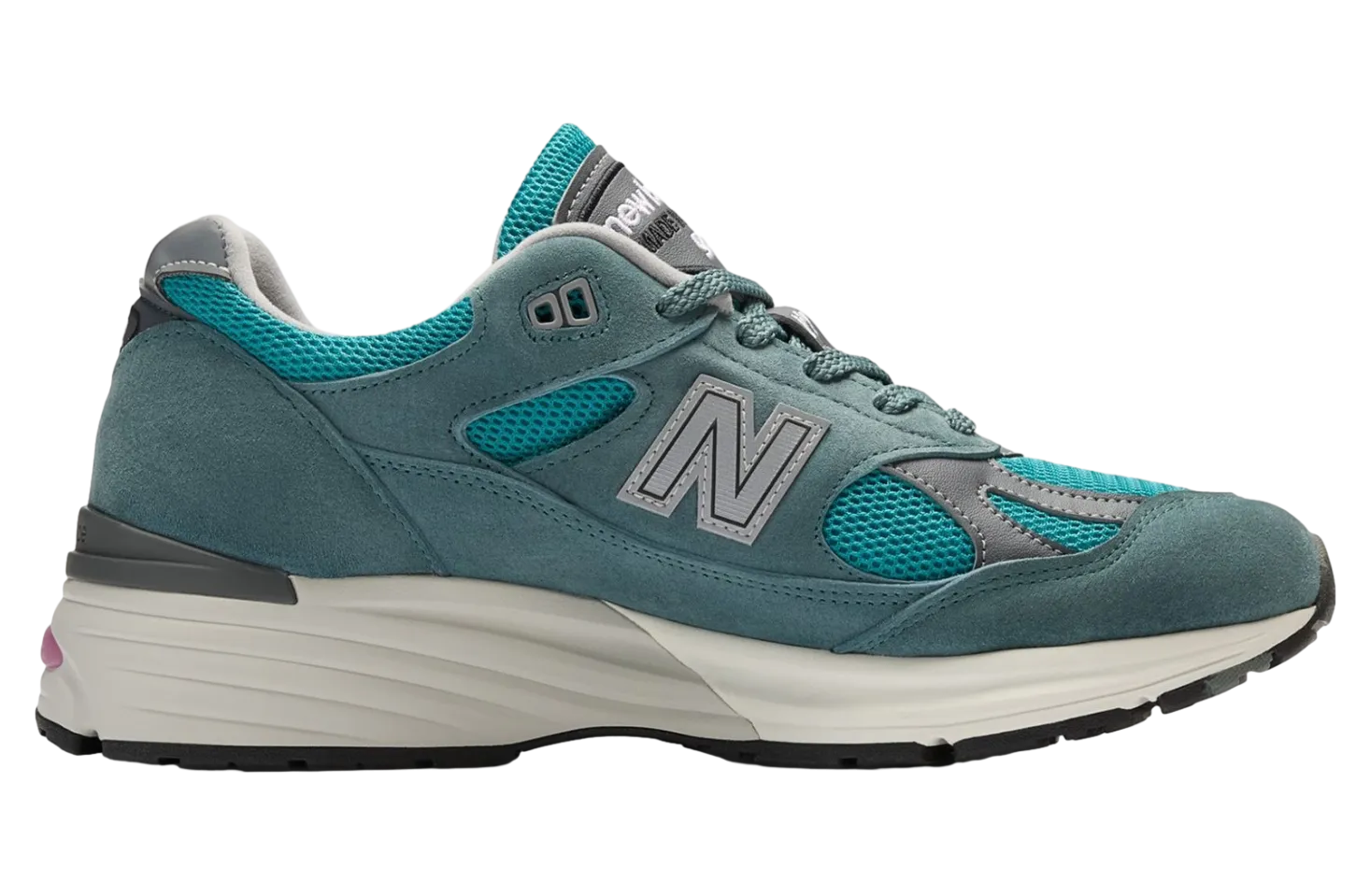 new balance 991v2 porcelain green 3
