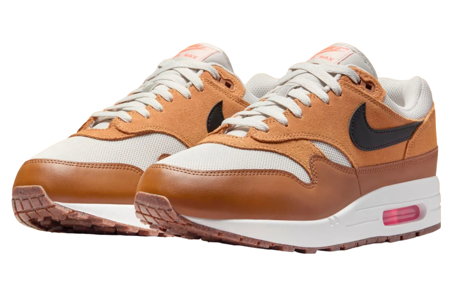 new nike air max 1 light bone flax 0