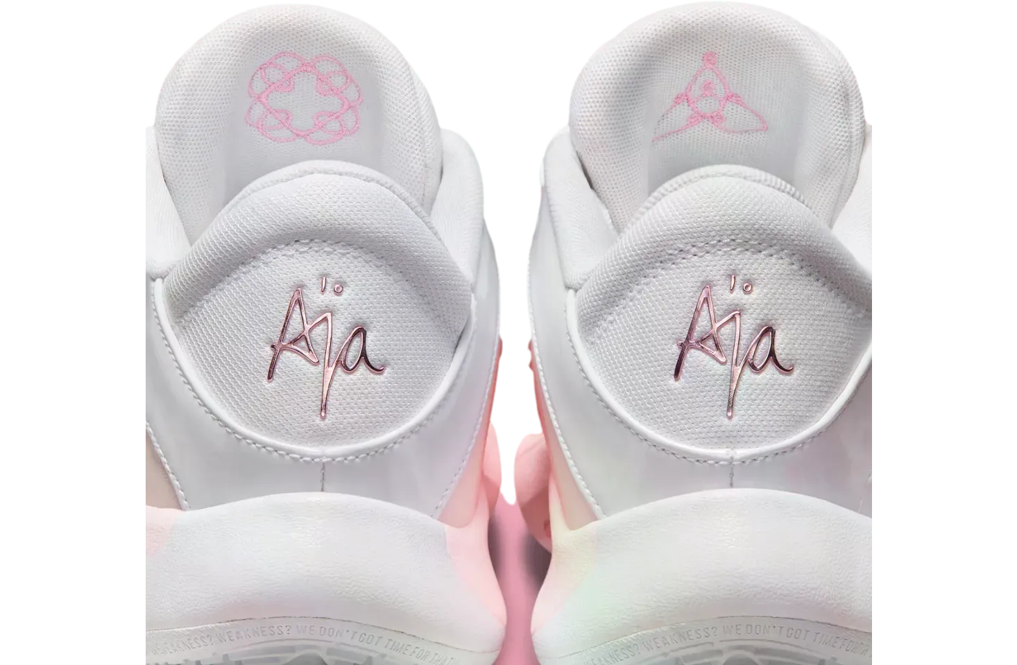 nike a one pick white prism pink 7