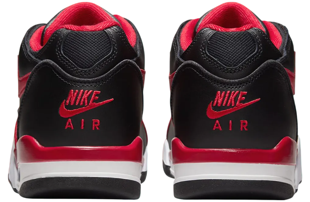 nike air flight 89 low black gym red 2