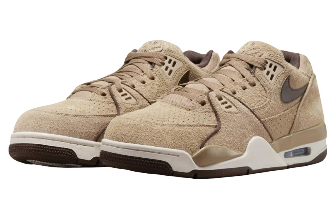 nike air flight 89 low khaki suede 0