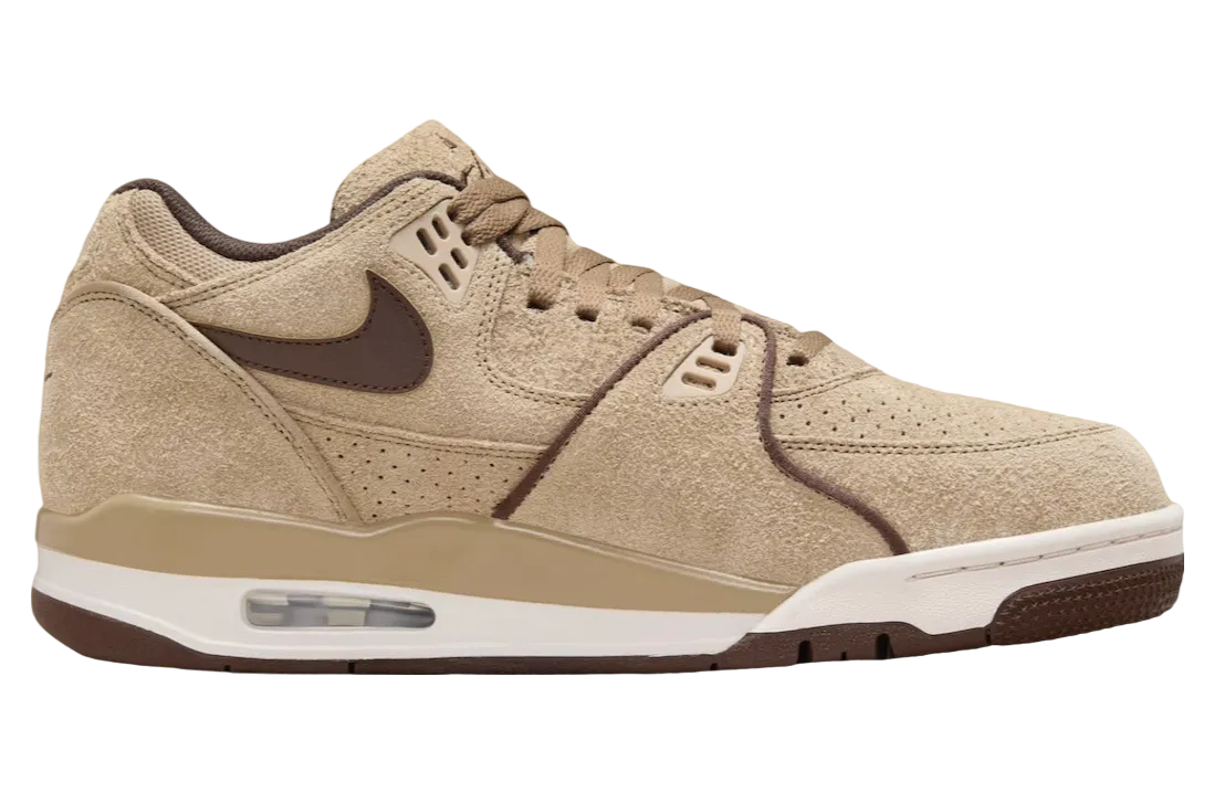 nike air flight 89 low khaki suede 1