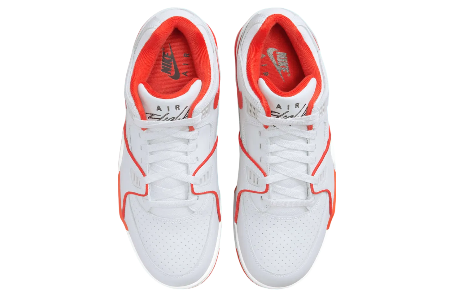 nike air flight 89 low white crimson 2