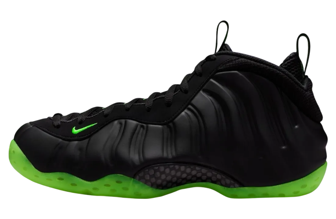 nike air foamposite one black volt