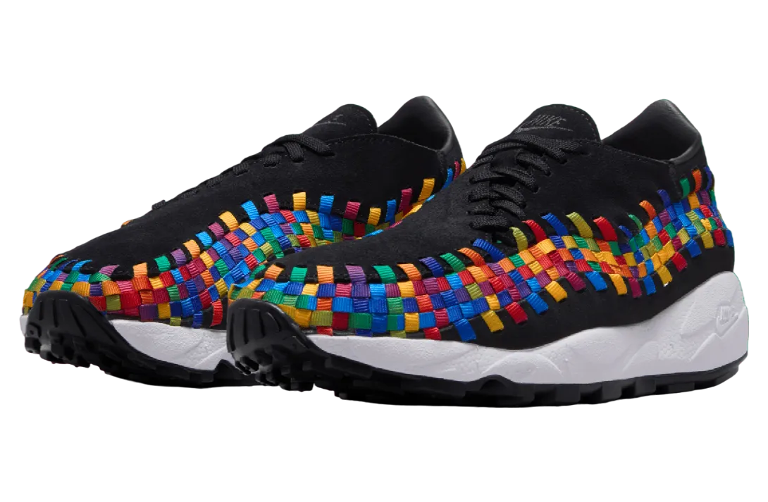 nike air footscape woven rainbow black 0