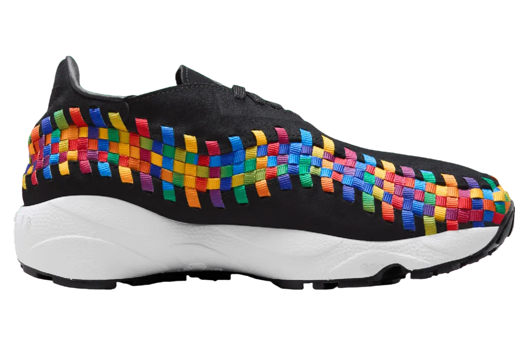 nike air footscape woven rainbow black 1