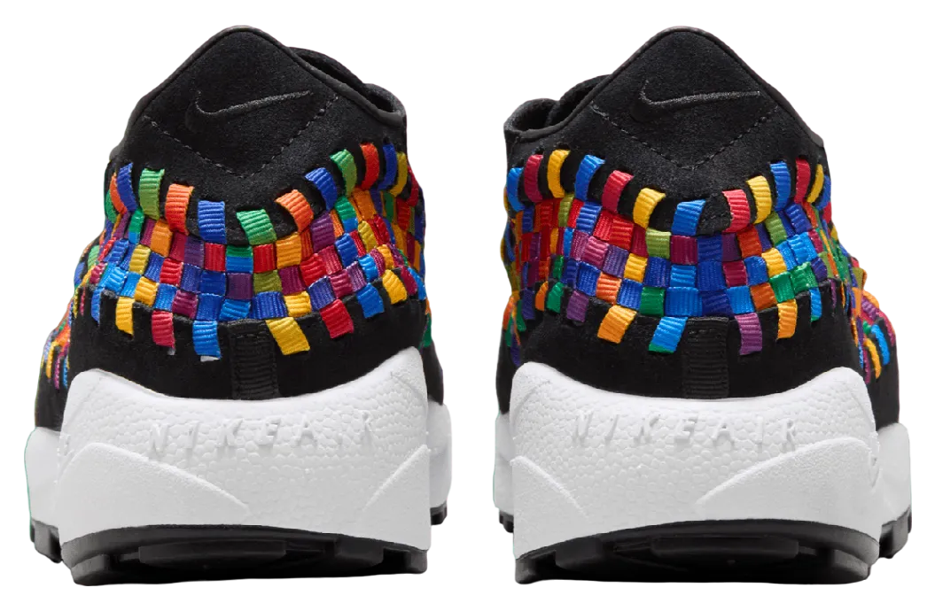 nike air footscape woven rainbow black 3