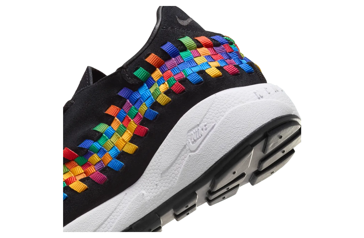 nike air footscape woven rainbow black 5