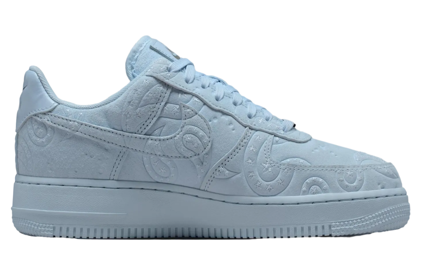 nike air force 1 hydrogen blue metallic silver 3
