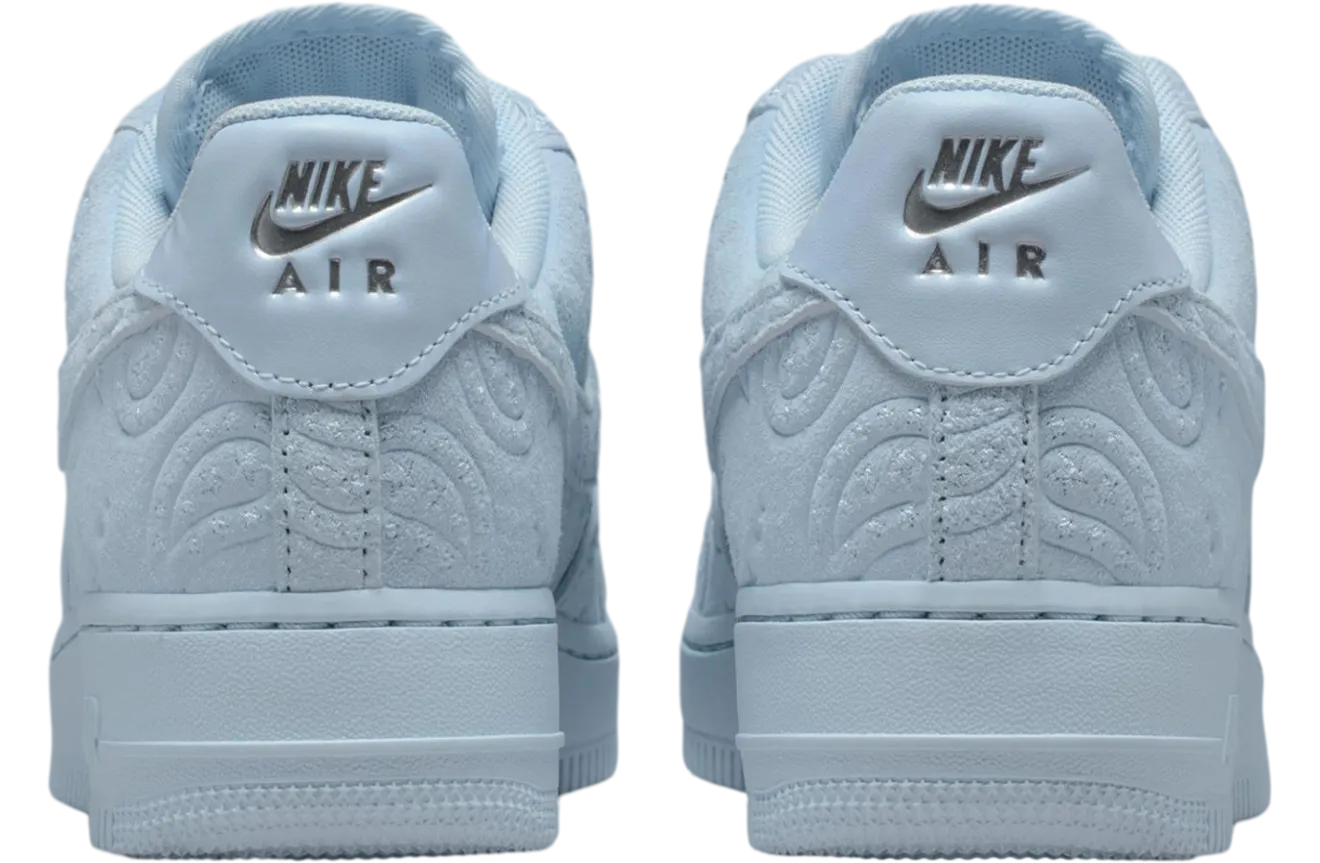 nike air force 1 hydrogen blue metallic silver 5
