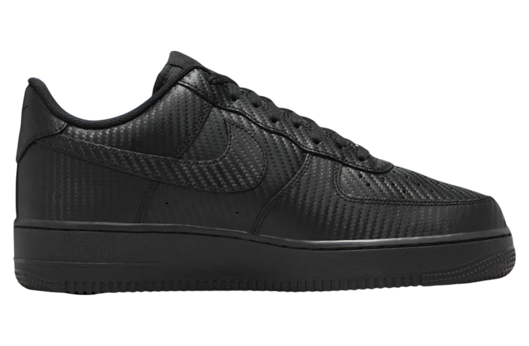 nike air force 1 low black carbon fiber 1