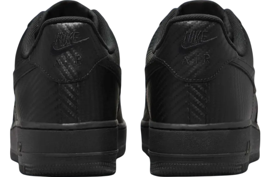 nike air force 1 low black carbon fiber 3