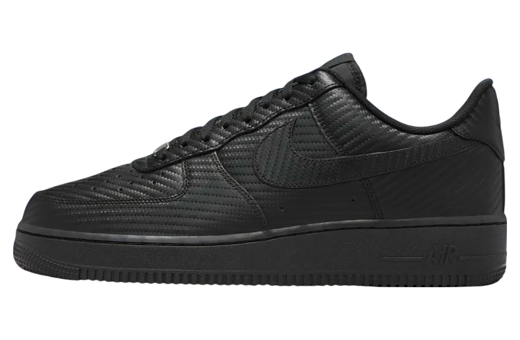 nike air force 1 low black carbon fiber