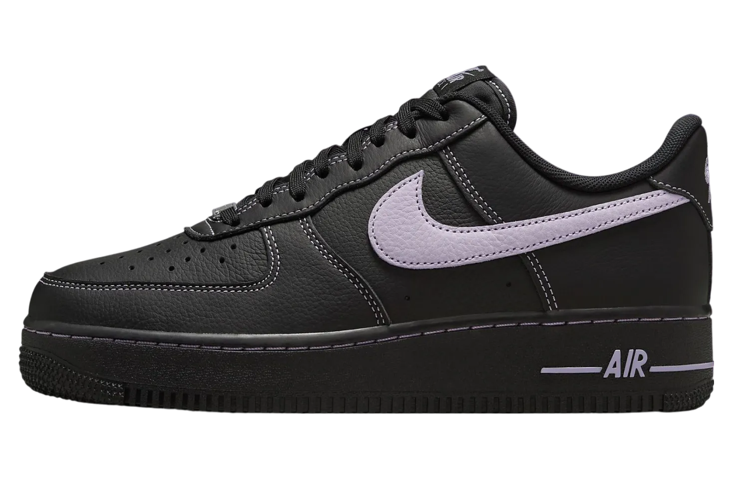 nike air force 1 low black light lilac