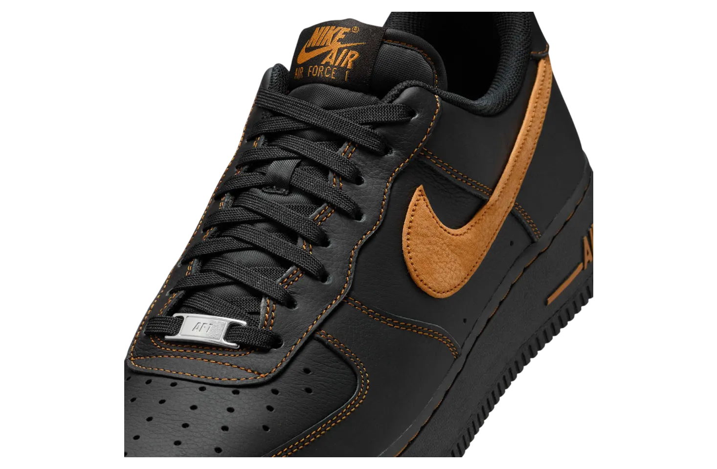 nike air force 1 low black tan 1 4