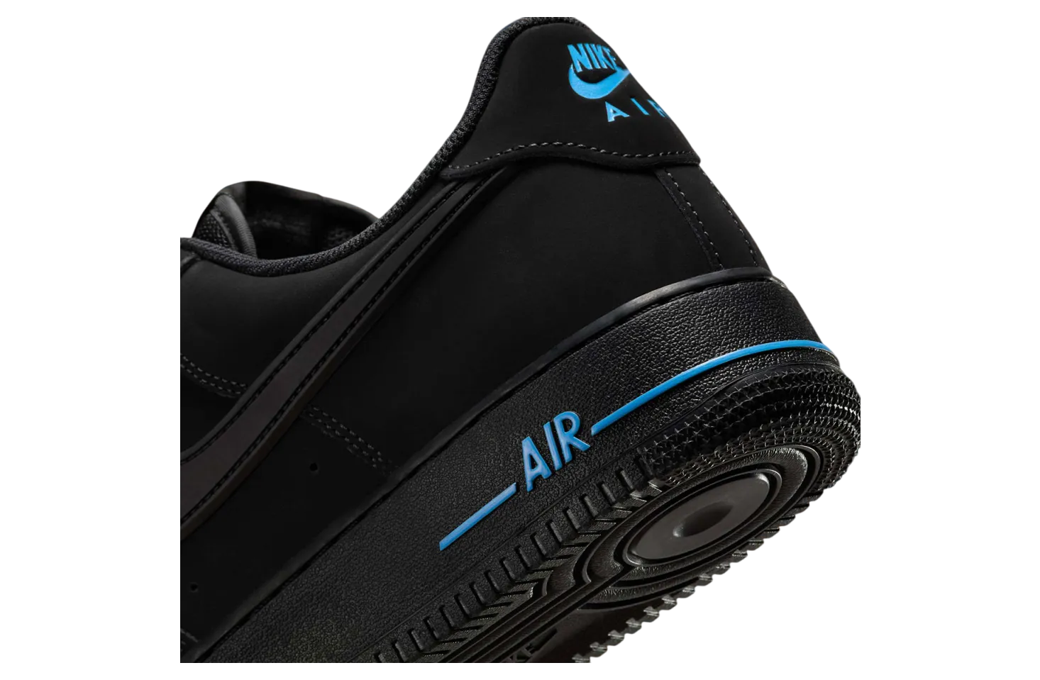 nike air force 1 low black university blue 6