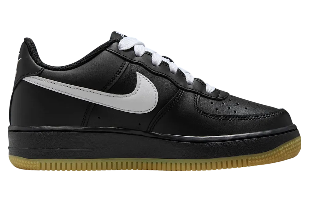 nike air force 1 low gs black medium gum brown 1