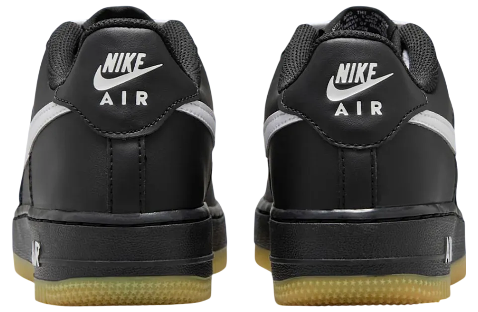nike air force 1 low gs black medium gum brown 3