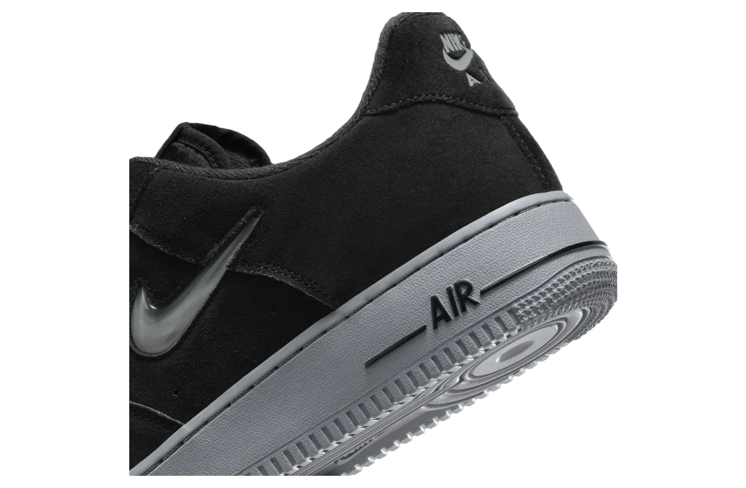 nike air force 1 low jewel black suede 6