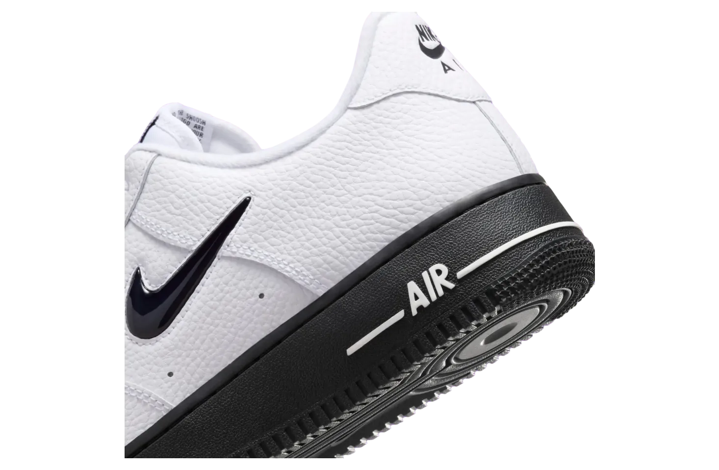 nike air force 1 low jewel white black 6