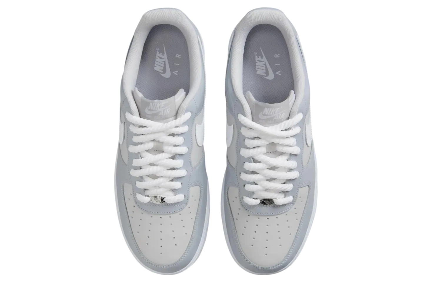 nike air force 1 low patent leather wolf grey vast grey 2