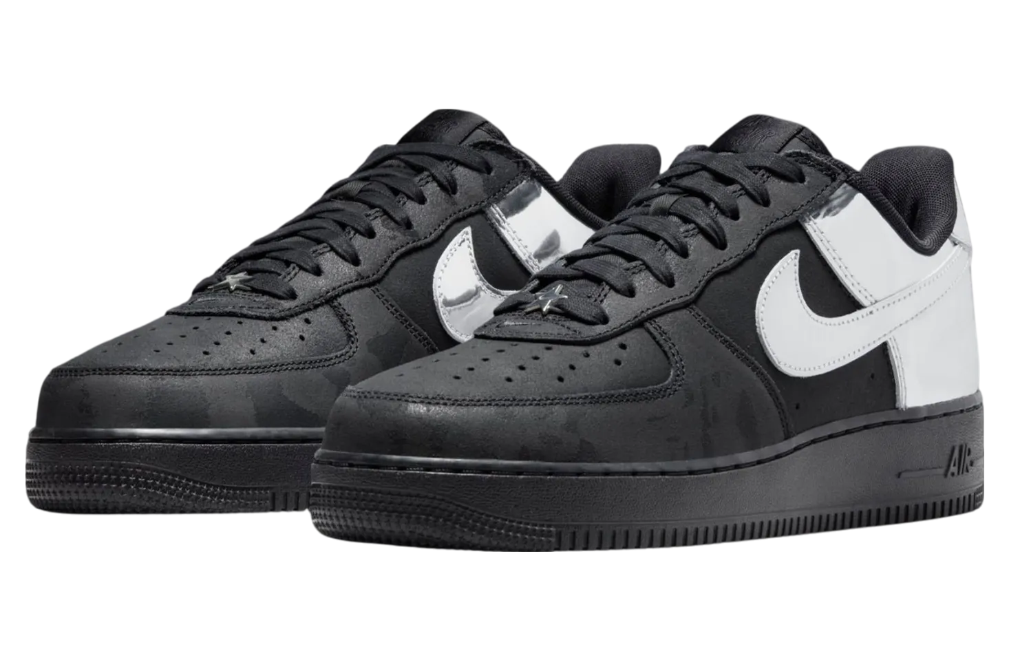 nike air force 1 low reflective liquid metal 0