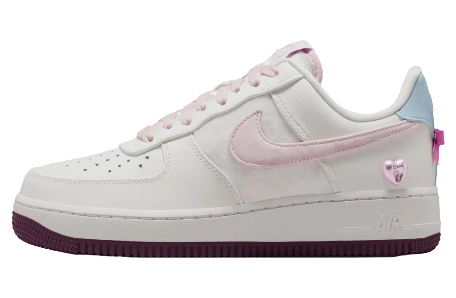 nike air force 1 low sail light armory blue silt red 2
