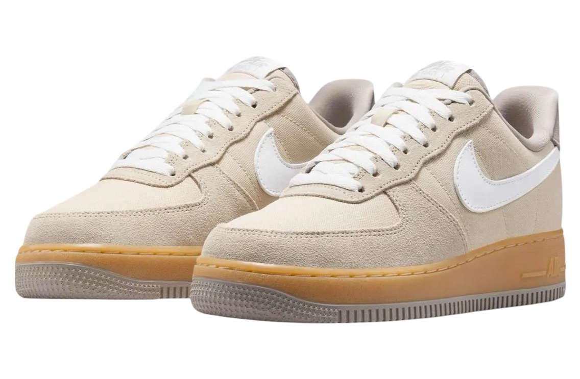 nike air force 1 low suede canvas khaki 0