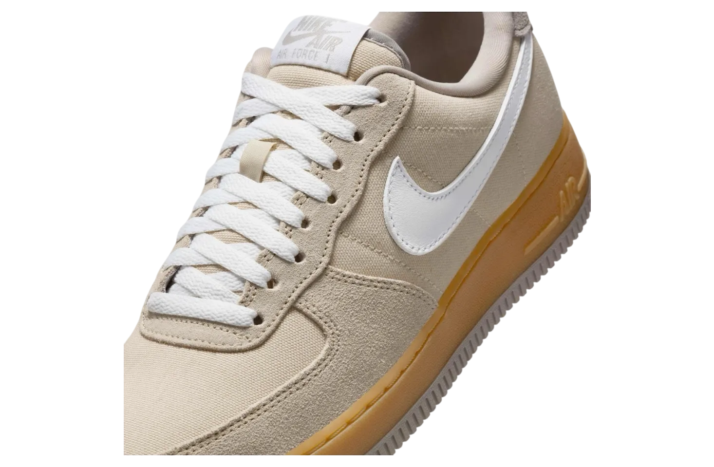 nike air force 1 low suede canvas khaki 5