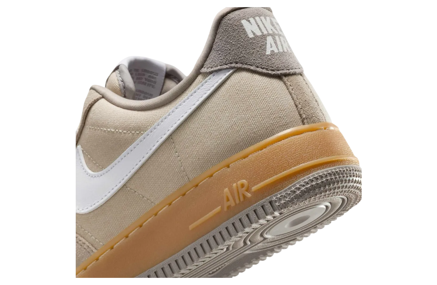 nike air force 1 low suede canvas khaki 6