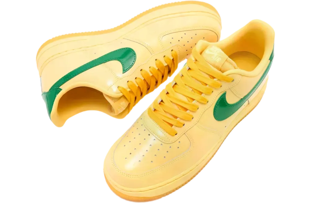 nike air force 1 low topaz gold pine green 1