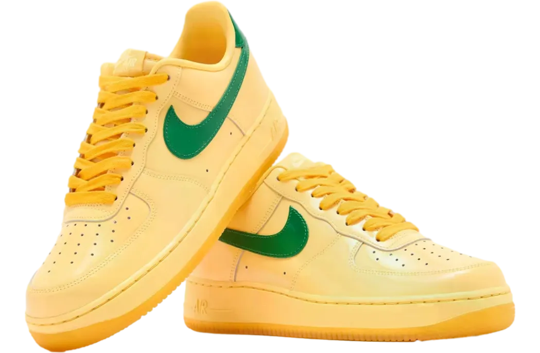 nike air force 1 low topaz gold pine green 2