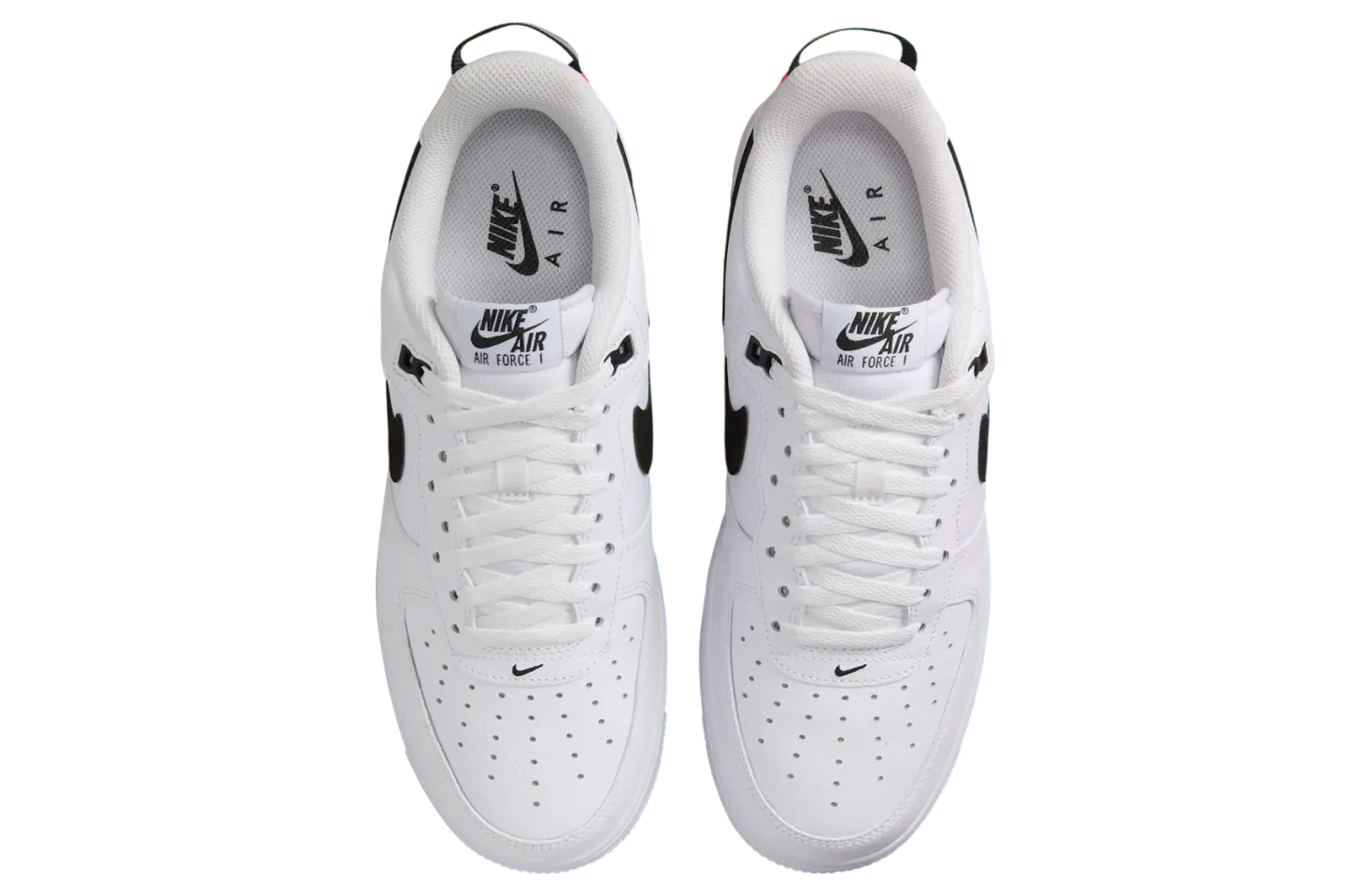 nike air force 1 low white black total orange 2