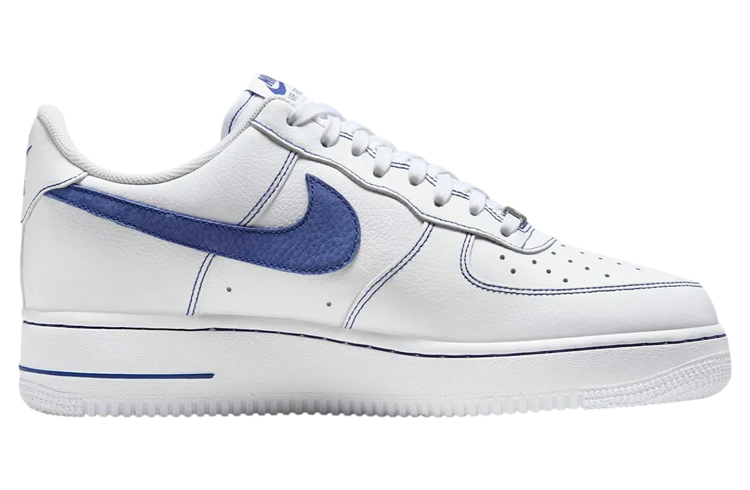 nike air force 1 low white blue contrast stitch 1