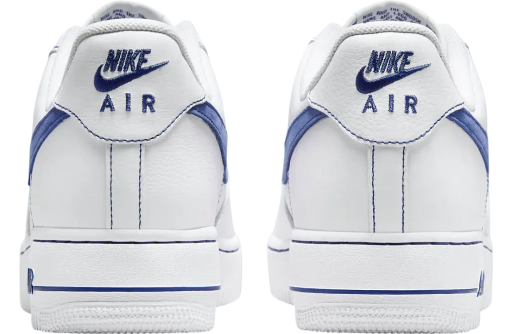 nike air force 1 low white blue contrast stitch 3