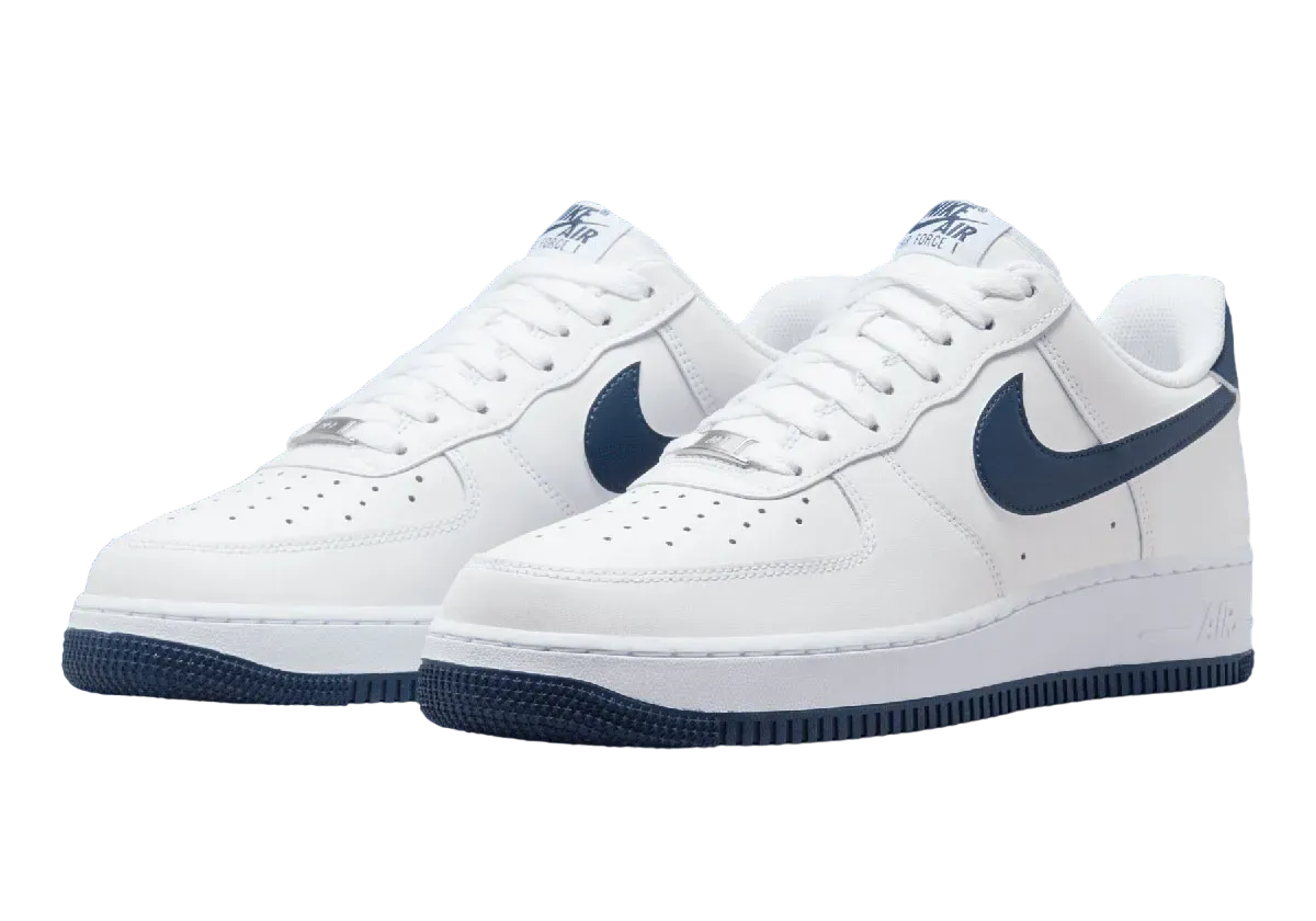 nike air force 1 low white midnight navy 0