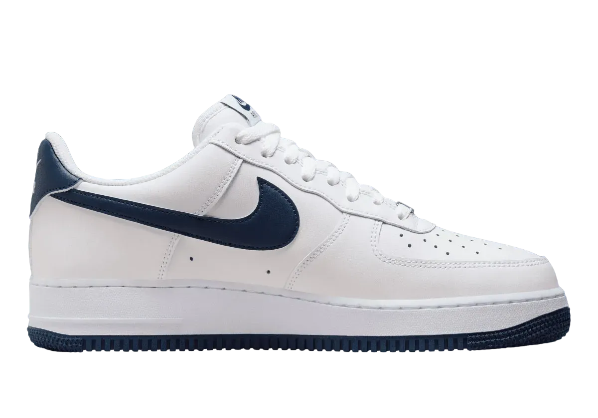 nike air force 1 low white midnight navy 3