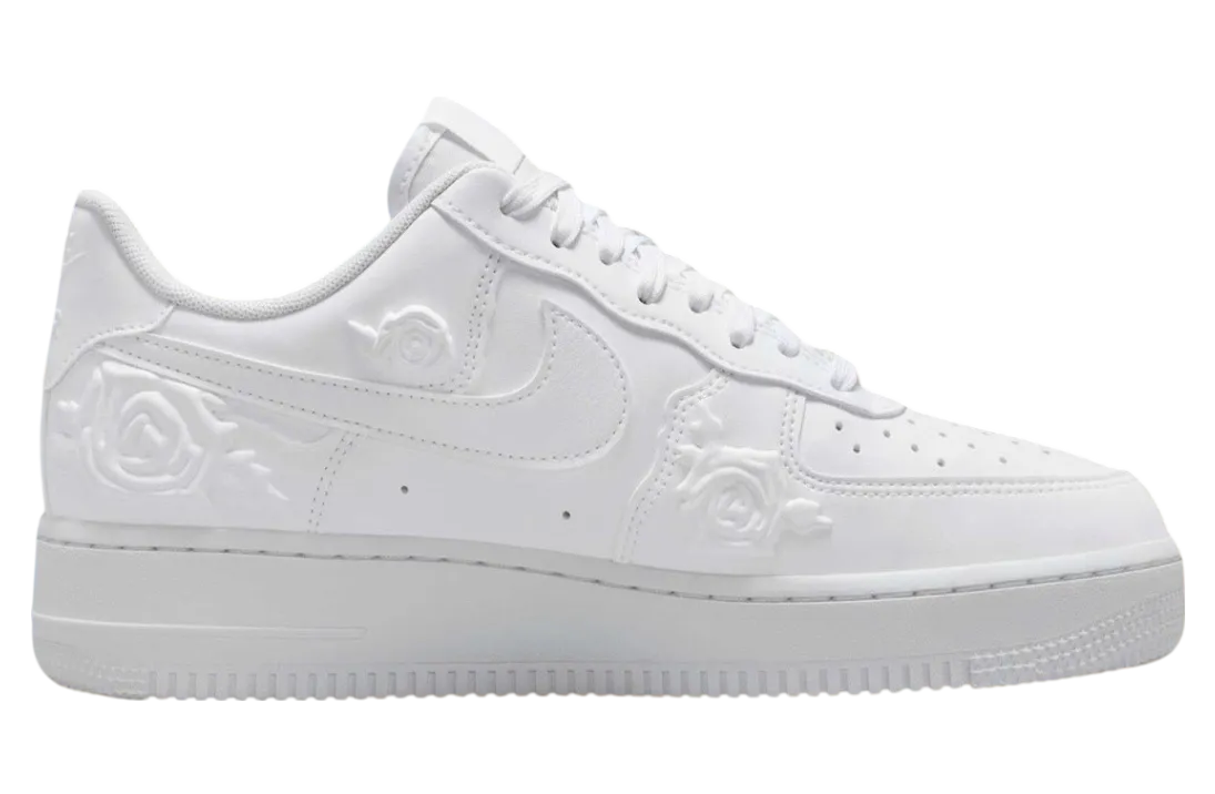 nike air force 1 low white roses white black 0