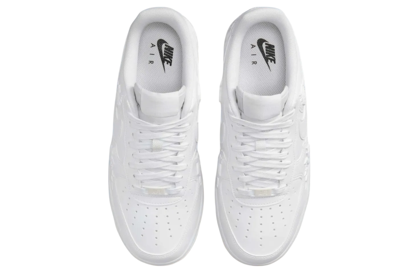 nike air force 1 low white roses white black 3