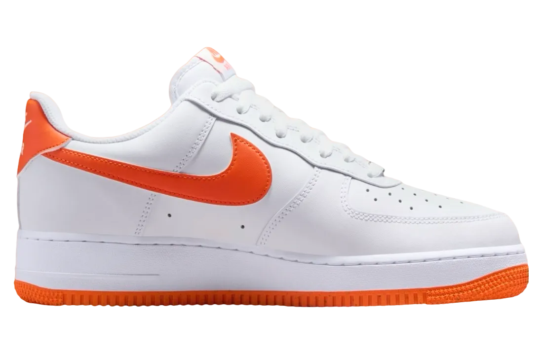 nike air force 1 low white safety orange 1